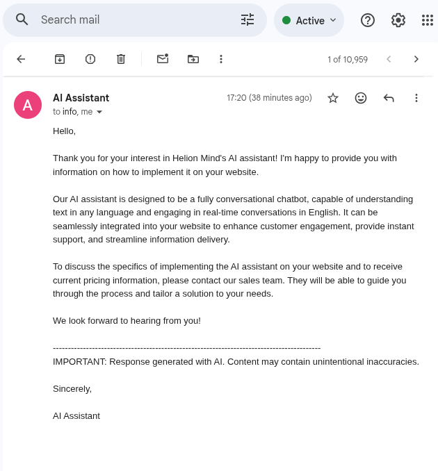 AI Email Automation